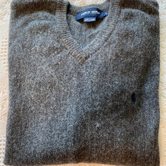 Polo Ralph Lauren Other - Polo Golf Ralph Lauren 100% Alpaca V Neck Sweater